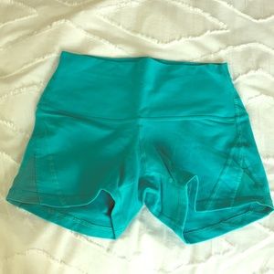 Lululemon athletica teal shorts